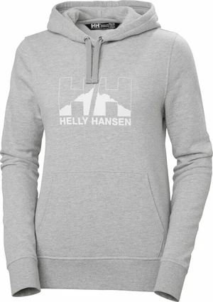 Helly Hansen Women's Nord Graphic Pullover Grey Melange S Sudadera con capucha para exteriores