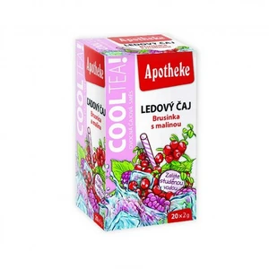 APOTHEKE Cooltea Ľadový čaj brusnica a malina 20x2g nálevových sáčkov 20 x 20 ks