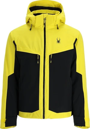 Spyder Mens Copper Acid Yellow L Veste de ski