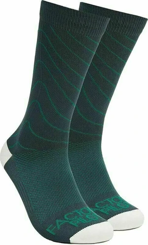 Oakley Factory Pilot MTB Crew Sock Hunter Green S Calzini ciclismo