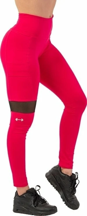 Nebbia Sporty Smart Pocket High-Waist Leggings Pink S Pantalon de fitness