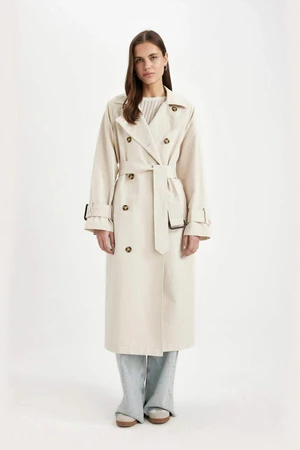 DEFACTO Waterproof Regular Fit Trench Coat