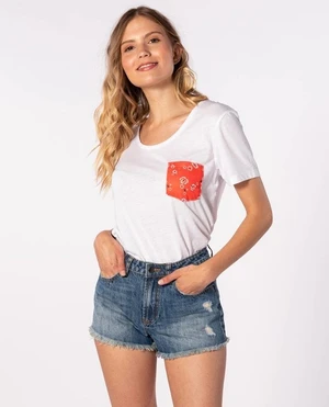 T-shirt Rip Curl ISLAND POCKET TEE White