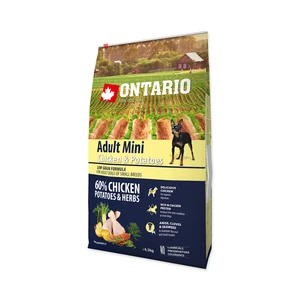 Ontario Adult Mini Chicken & Potatoes granule 6,5 kg