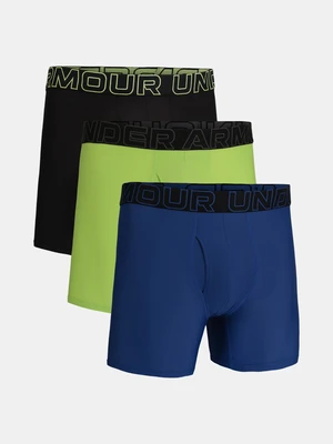 Under Armour M UA Perf Tech Mesh 6in Boxerky 3 ks Modrá