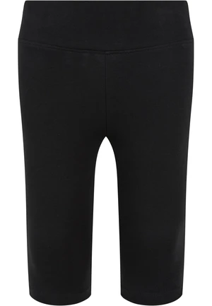 High-waisted shorts for girls - black