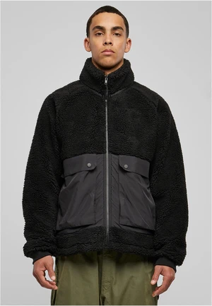 Sherpa Short Raglan Jacket Black/Black