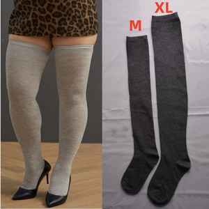 Women Plus Size Thigh High Socks Plump Women Over Knee Socks Stocking Oversized Socks for Women