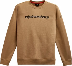 Alpinestars Linear Crew Fleece Sand/Black XL Horgászpulóver