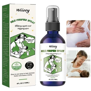 Milk Pumping Spray 118ml Plant Oil Moisturizing Repairing Spray Breast Care Non-Greasy Breast Spray Breastfeeding Supplies To