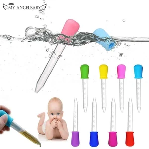 5ML Child Baby Dropper Medicine Feeder Child Medicine Device Silicone Pipette Liquid Food Dropper Plastic Infant Utensils