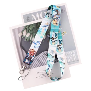 Flyingbee Anime Girl Neck Strap Lanyard For Keys ID Card Gym Phone Straps USB Badge Holder DIY Hang Rope Lariat Lanyard X2325