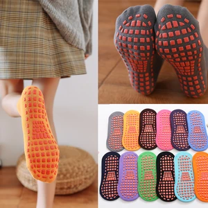 1 Pair Anti-Slip Breathable Adult Kids Cotton Rubber Socks Socks High Quality Men Women Socks Grip Children Baby Socks