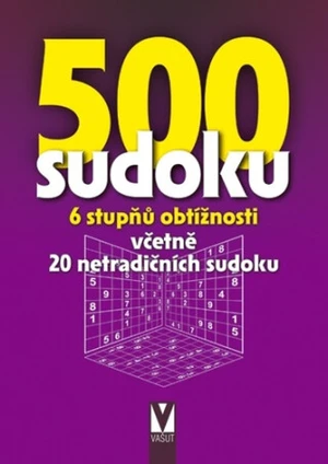 500 sudoku - fialová obálka