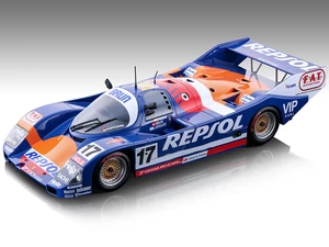 Porsche 962C 17 Oscar Larrauri - Jesus Pareja - Walter Brun "24 Hours of Le Mans" (1991) Limited Edition to 120 pieces Worldwide 1/18 Model Car by Te