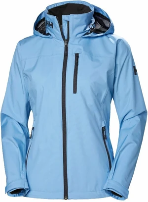 Helly Hansen Women's Crew Hooded Jacke Bright Blue XL