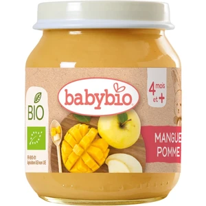 Babybio BIO mango a jablko ovocný príkrm 130 g