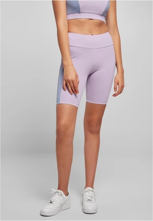 Women's Color Block Cycle Lilac/Violablue Shorts