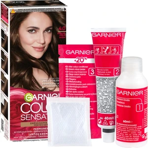 Garnier Color Sensation barva na vlasy odstín 4.0 Deep Brown 1