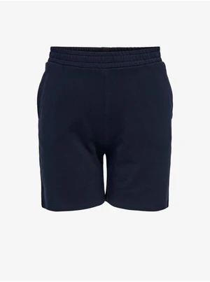 Dark Blue Tracksuit Shorts ONLY CARMAKOMA Nissy - Women