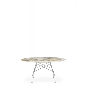 Glossy XXL Marble finish chromová symfonie Kartell