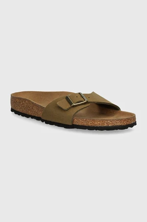 Pantofle Birkenstock Madrid dámské, zelená barva, 1027974