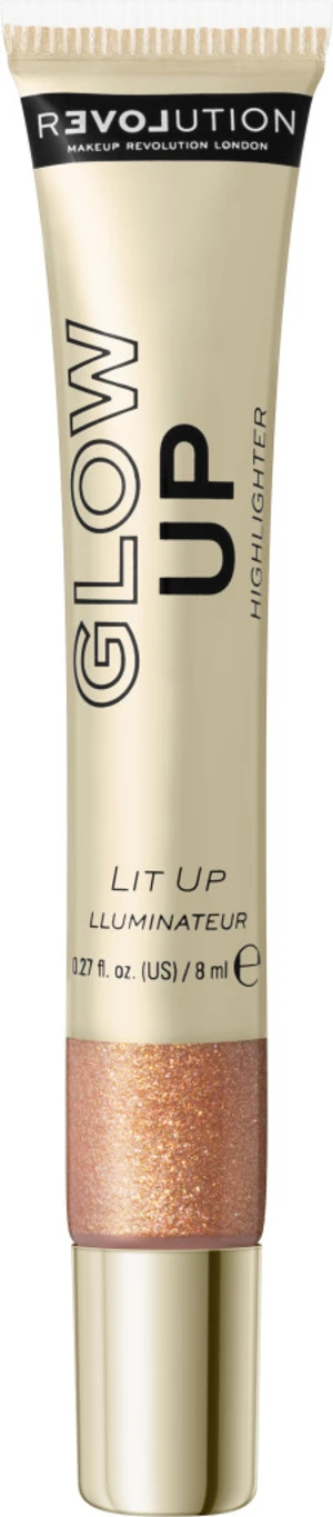 Revolution Tekutý rozjasňovač Relove Glow Up (Liquid Highlighter) 8 ml