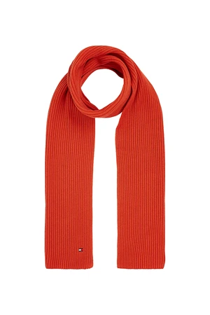 Tommy Hilfiger Šál - PIMA COTTON SCARF oranžový