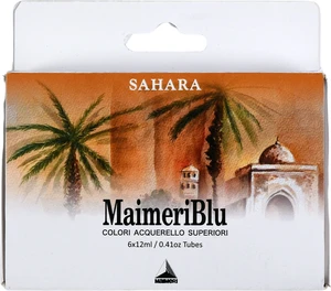 Maimeri Blu Set di colori ad acquerello Sahara 6 x 12 ml 6 pezzi