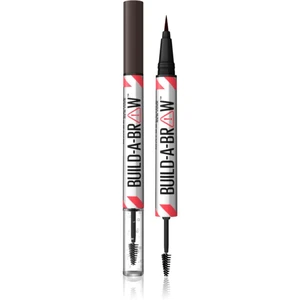 Maybelline Build-A-Brow oboustranná tužka na obočí pro fixaci a tvar odstín 259 Ash Brown 1 ks