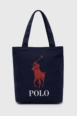 Detská kabelka Polo Ralph Lauren tmavomodrá farba