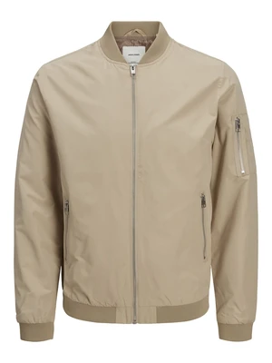 Jack&Jones Pánská bunda JJERUSH BOMBER 12165203 Crockery S