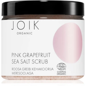 JOIK Organic Pink Grapefruit tělový peeling s mořskou solí 240 g