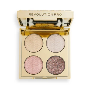 Revolution PRO Paletka očních stínů Ultimate Crystal Eye Quad Champagne Crystal 3,2 g