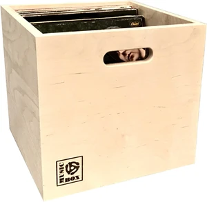 Music Box Designs Plywood LP Storage Box für LP-Platten Birch