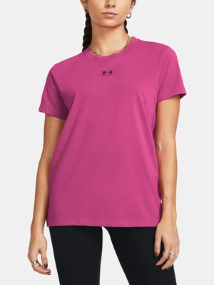 Pink Under Armour Campus Core SS T-Shirt