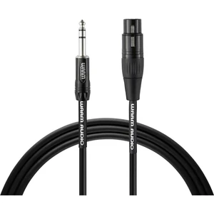 Warm Audio Pro Series XLR prepojovací kábel [1x XLR zásuvka - 1x jack zástrčka 6,35 mm] 1.80 m čierna