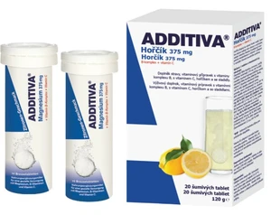 ADDITIVA Horčík 375 mg + B-Komplex + Vitamín C