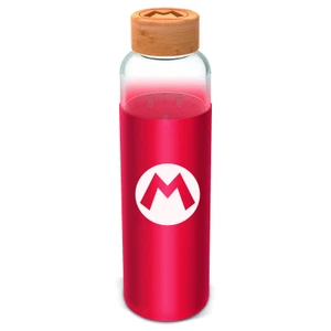 Super Mario Skleněná láhev s návlekem 585 ml