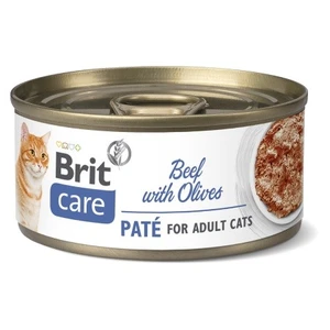 Brit Care Cat Adult Paté Beef/Olives - 70g