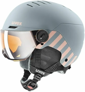 UVEX Rocket Junior Visor Rhino/Blush Mat 51-55 cm Sísisak