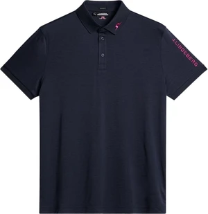 J.Lindeberg Tour Tech Regular Fit Navy Melange L Polo-Shirt