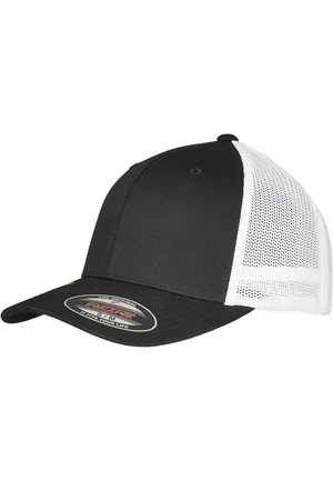 Flexfit Trucker Recycled Mesh Black/White