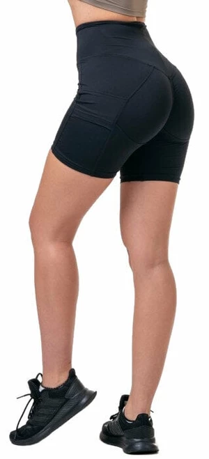 Nebbia Fit Smart Biker Shorts Black L Pantaloni fitness