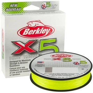 Berkley x5 Braid Flame Green 0,25 mm 300 m 27,0 kg Linie împletită