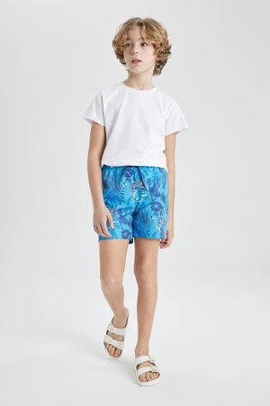 DEFACTO Boy's Patterned Swim Shorts