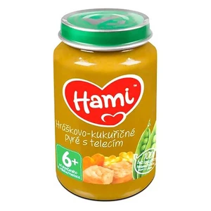 HAMI Hráškovo-kukuričné pyré s teľacím od 6.mesiaca 200 g