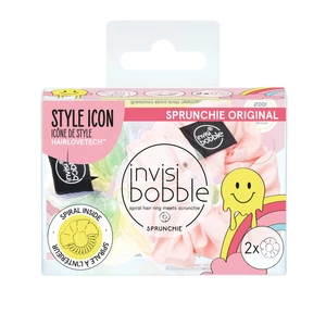 Invisibobble Gumička do vlasů Sprunchie Duo Retro Dreamin‘ Hue-Man Love 2 ks