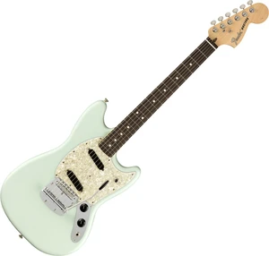 Fender American Performer Mustang RW Satin Sonic Blue Elektrická gitara