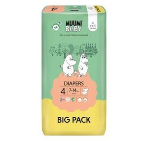 Muumi Baby 4 Maxi 7–14 kg eko pleny 69 ks